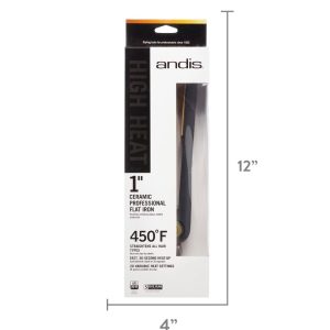 Andis 1" Ceramic Professional Curved iron - rettetang som kan brukes til krølling og retting, lett å bruke