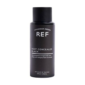 REF Root Concealer Black – Dekkspray for ettervekst og grå hår