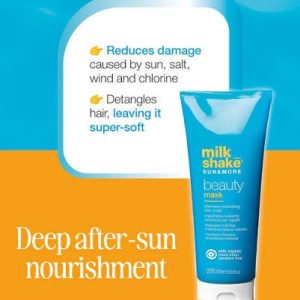 milk_shake Sun & More Beauty Mask 200 ml – Intensiv hårkur etter sol, saltvann og klor